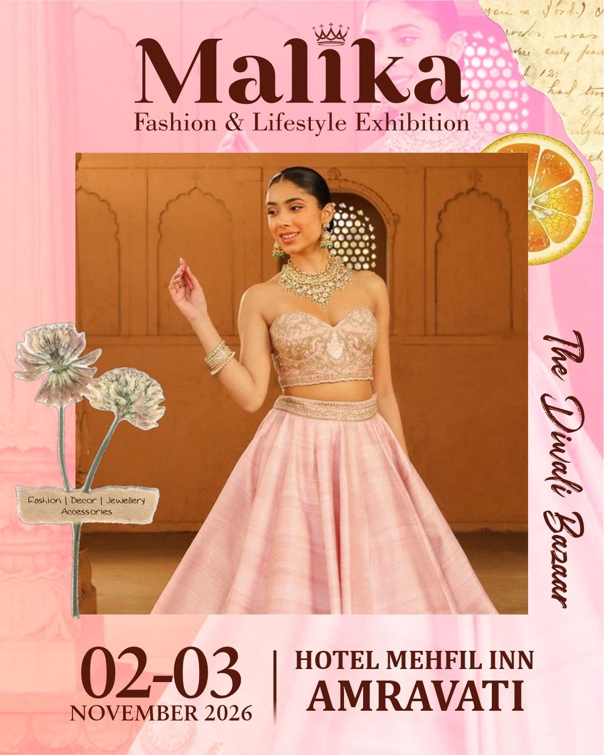 Malika Fashion & Lifestyle Exhibition Diwali 2024 at Nagpur