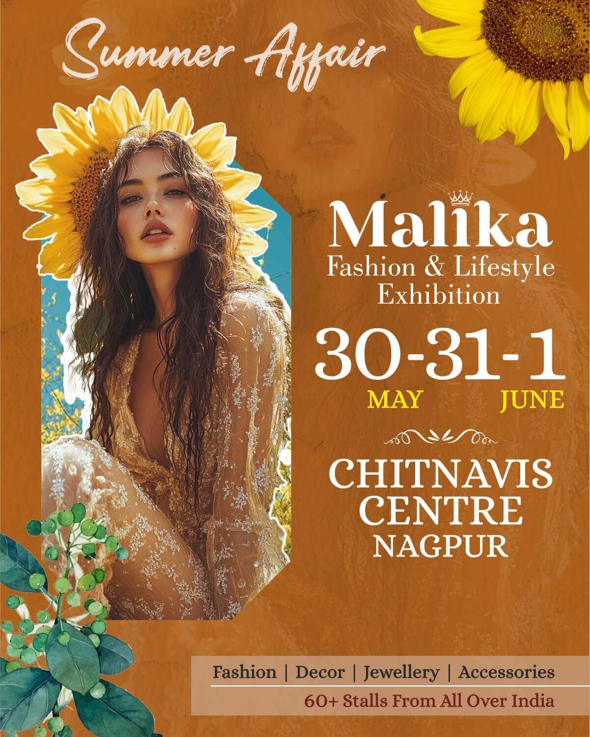 Malika Fashion & Lifestyle Exhibition Diwali 2024 at Nagpur